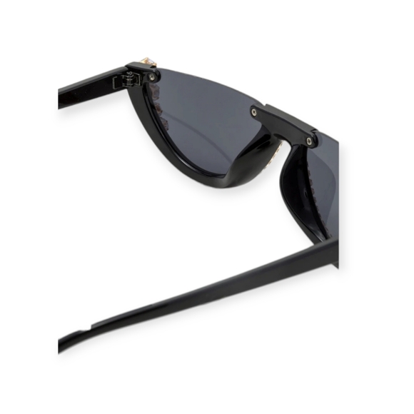 Rhinestone Decor Half Frame Sunglasses - Picture 5 of 5